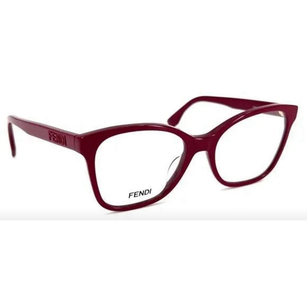 NEW FENDI EYEGLASSES FENDI FE50018I 066 BORDEAUX EYEWEAR